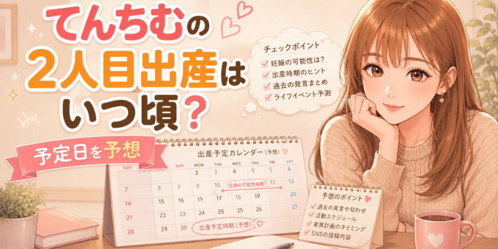 てんちむ　妊娠　いつ頃