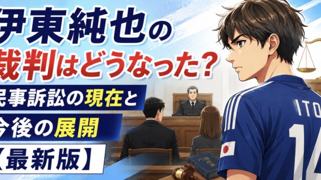 伊東純也　裁判