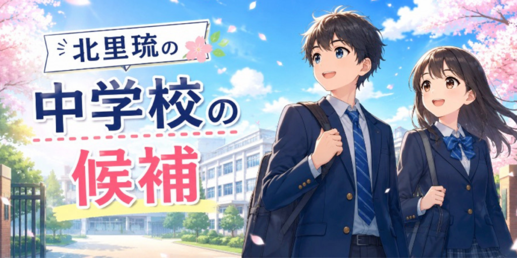 北里琉　中学校　候補