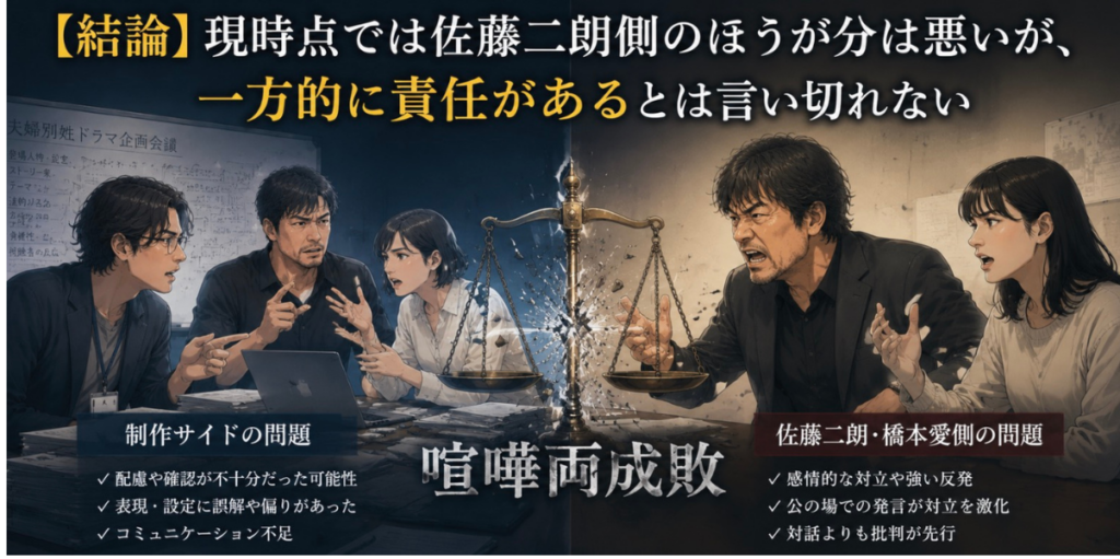 佐藤二朗　橋本愛　どっちが悪い？