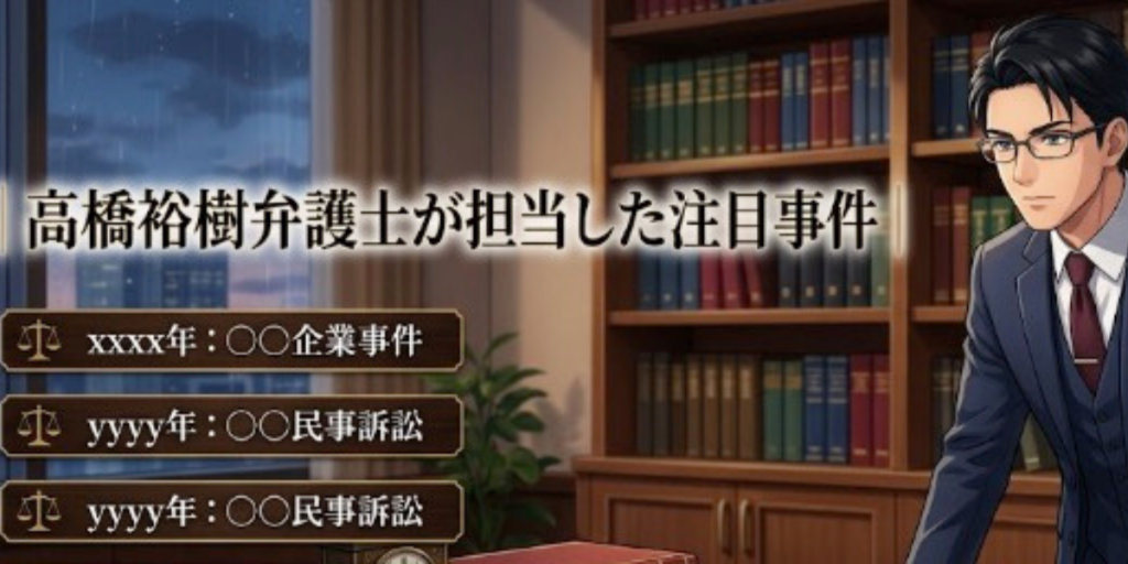 高橋裕樹　担当事件