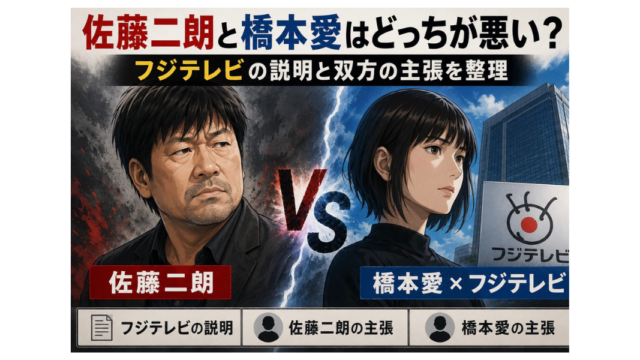 佐藤二朗　橋本愛　どっちが悪い？