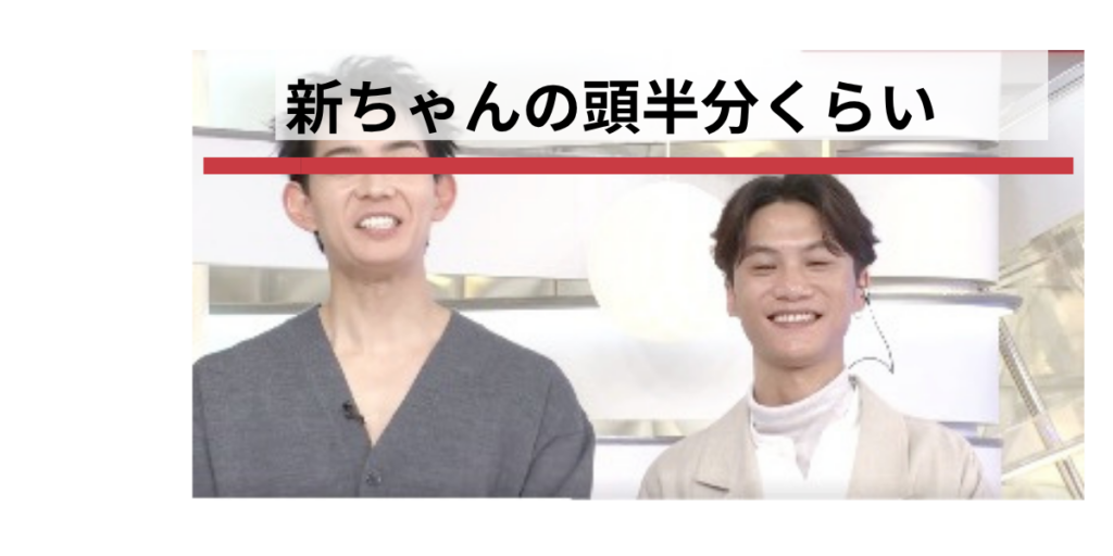 チョッキー役のOHMの身長を比較する画像5